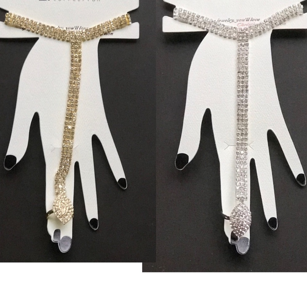 Costume Jewelry Ring & Bracelet attach together